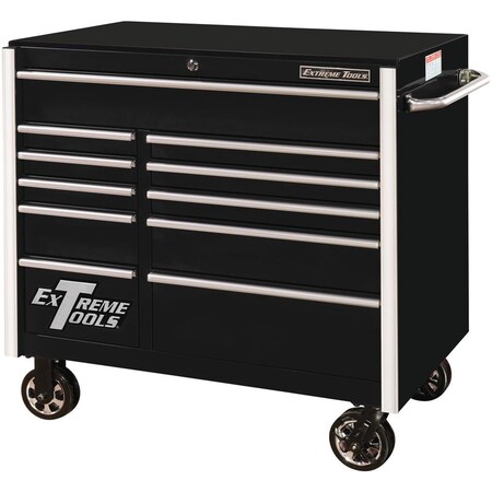 Extreme Tools Extreme Tools 41" 11-Drawer Roller Cabinet, Black RX412511RCBK